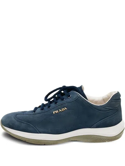 Pre-owned Prada Sport Suede Sneakers