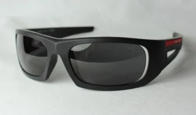 Pre-owned Prada Sport Sunglasses Sps 02ys 1bo-06f In Gray