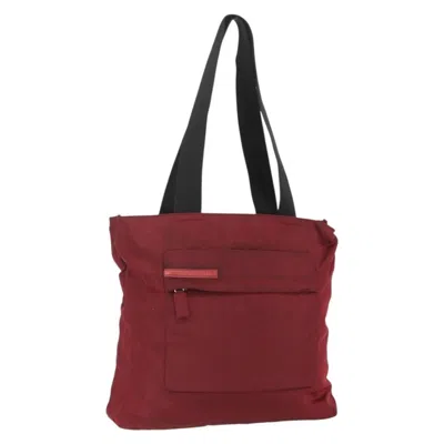 Pre-owned Prada Sport Tote Bag Nylon Red Nylon Tote Bag Bag ()