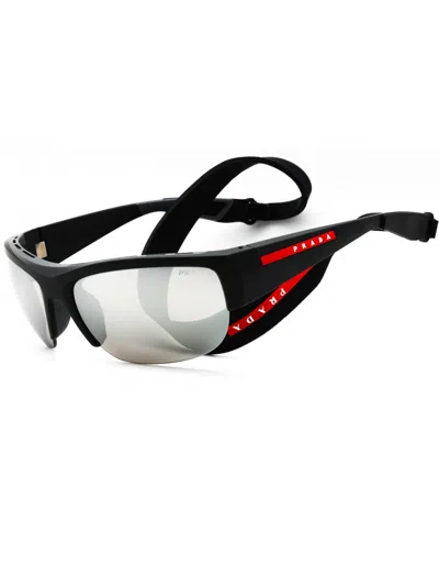 Prada Sport Wraparound Men's Sunglasses - Style 0ps A01s In Neutral