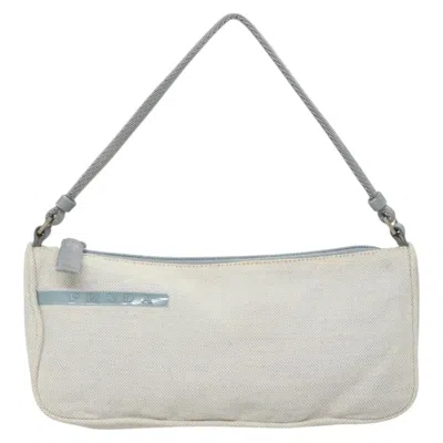 Pre-owned Prada Sports Blue Canvas Clutch Bag ()