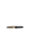 Prada Square Buckle Belt In Black