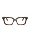 Prada Full-frame Plain Mirror In Brown
