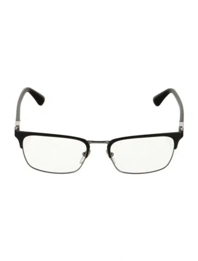 Pre-owned Prada Square Eyeglasses In Black