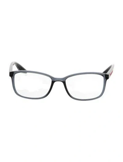 Pre-owned Prada Square Eyeglasses In Black