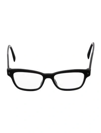 Pre-owned Prada Square Eyeglasses In Black