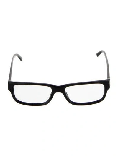 Pre-owned Prada Square Eyeglasses In Black