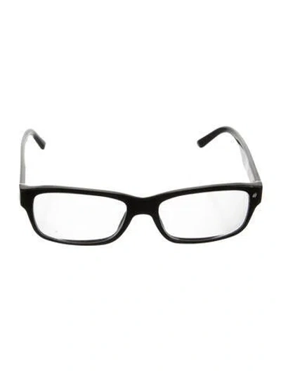 Pre-owned Prada Square Eyeglasses In Gray