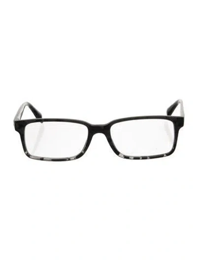Pre-owned Prada Square Eyeglasses In Grey