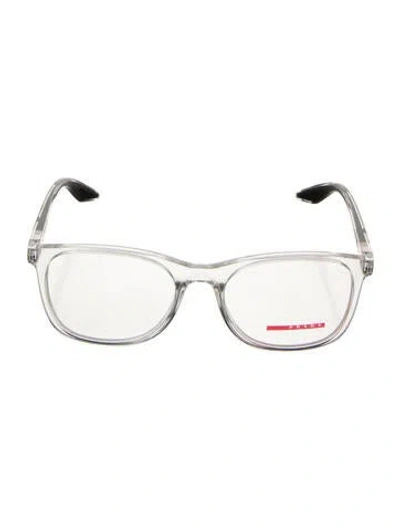 Pre-owned Prada Square Eyeglasses In Multi