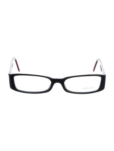Pre-owned Prada Square Eyeglasses In Multi