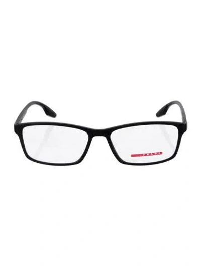 Pre-owned Prada Square Eyeglasses W/ Tags In Black