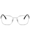 Prada Pr A55v Gunmetal Glasses In 银色