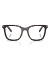 Prada Square-frame Glasses In Brown