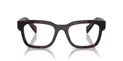 Prada Square Frame Glasses In 17n1o1