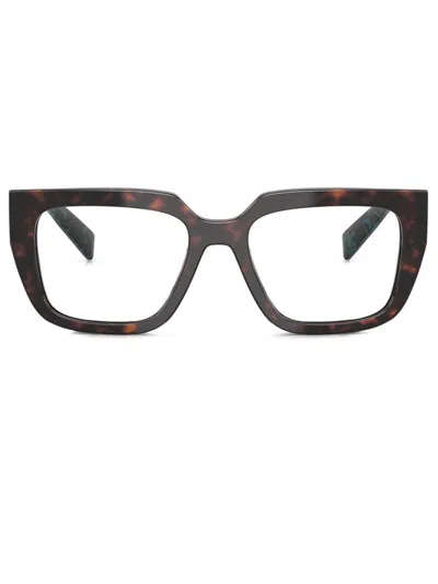 Prada Square-frame Glasses In Multicolor