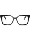 Prada Square-frame Glasses In Black