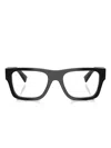 Prada Rectangle-frame Glasses In Black