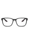 Prada Square-frame Glasses In Brown