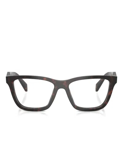 Prada Square-frame Glasses In Gray