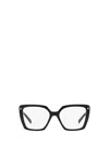 Prada Square-frame Glasses In 1ab1o1 Black
