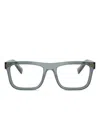 Prada Square-frame Glasses In Gray