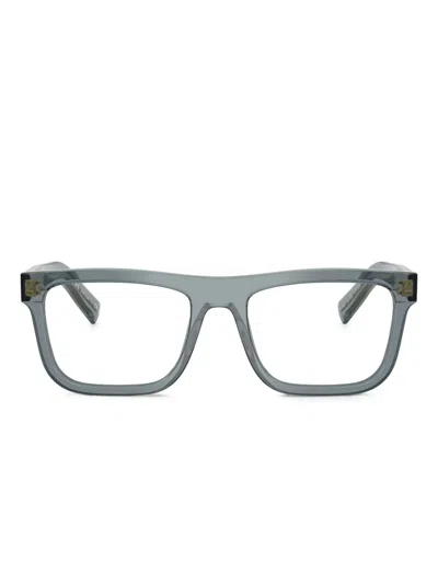 Prada Square-frame Glasses In Gray