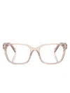 Prada Square-frame Glasses In Rosa