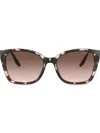 Prada Tortoiseshell Oversized-frame Sunglasses In Brown