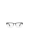 Prada Square-frame Logo-embellished Glasses In White