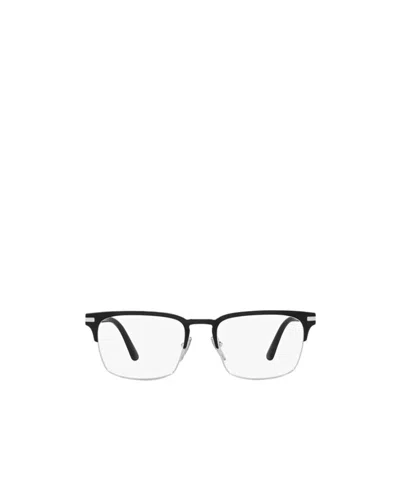 Prada Square-frame Logo-embellished Glasses In White