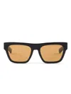 Prada Sonnenbrille Mit Eckigem Gestell In Black