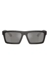 Prada Linea Rossa 55mm Rectangular Sunglasses