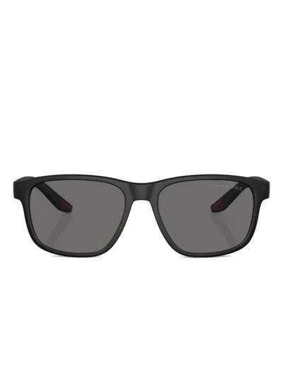 Prada Round-frame Sunglasses In Black