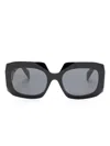 Prada 55mm Square Sunglasses In Black