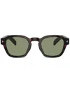 Prada Square-frame Sunglasses In Brown