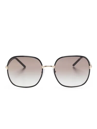 Prada Square-frame Sunglasses In Black