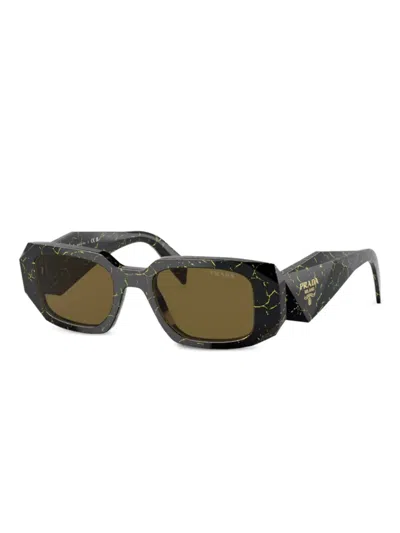 Prada Woman Sunglasses Pr 17ws In Dark Brown