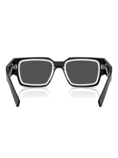 Prada Square-frame Sunglasses In Black