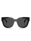 Prada Square-frame Sunglasses In Black
