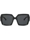 Prada Square-frame Sunglasses In Black