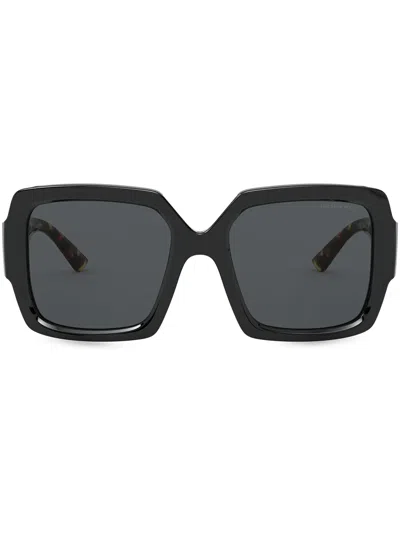 Prada Square-frame Sunglasses In Black