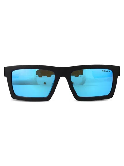 Prada Square-frame Sunglasses In Black