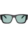 Prada Square Frame Sunglasses In Black