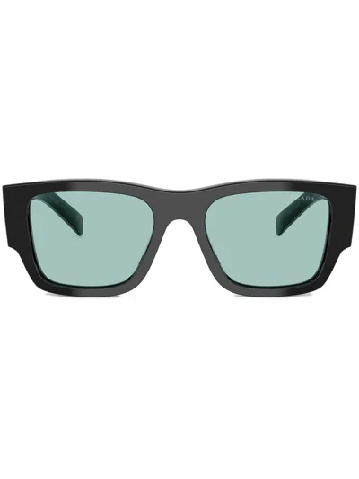Prada Square Frame Sunglasses In Black