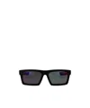 Prada Eyewear Rectangular Frame Sunglasses In Black