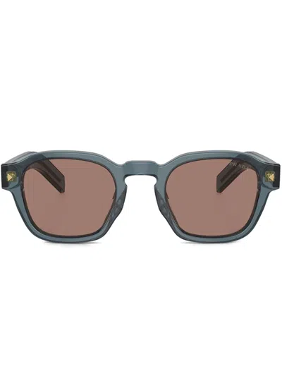Prada Square-frame Sunglasses In Blue