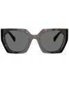 Prada Square-frame Sunglasses In Brown