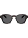 Prada Square-frame Sunglasses In Brown
