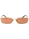 Prada Pr A60s Gold Sunglasses In Gold